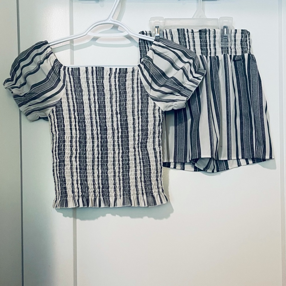Grey and white matching set for girls 12 years old